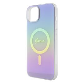 Guess IML Iridescent MagSafe case for iPhone 15 Plus - purple - Apple Cases - Cases - Techbox