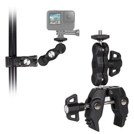 Phone and sports camera holder with clamp - Uncategorized Screen Protection (2) - Screen & Camera Protection - Techbox