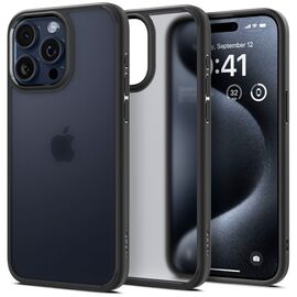 Spigen Ultra Hybrid iPhone 15 Pro Case - Clear Black | Techbox