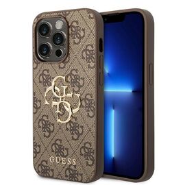 Guess GUHCP15L4GMGBR iPhone 15 Pro 6.1" brown/brown hardcase 4G Big Metal Logo | Techbox
