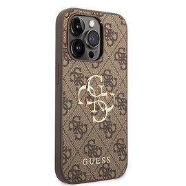 Guess GUHCP15L4GMGBR iPhone 15 Pro 6.1" brown/brown hardcase 4G Big Metal Logo | Techbox