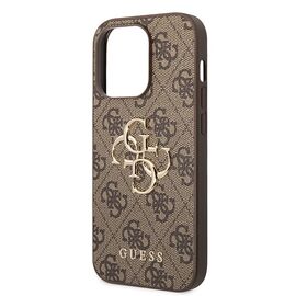 Guess GUHCP15L4GMGBR iPhone 15 Pro 6.1" brown/brown hardcase 4G Big Metal Logo | Techbox