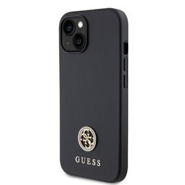 Guess GUHCP15MPS4DGPK iPhone 15 Plus 6.7" black/black hardcase Strass Metal Logo - Apple Cases - Cases - Techbox