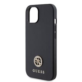 Guess GUHCP15MPS4DGPK iPhone 15 Plus 6.7" black/black hardcase Strass Metal Logo - Apple Cases - Cases - Techbox