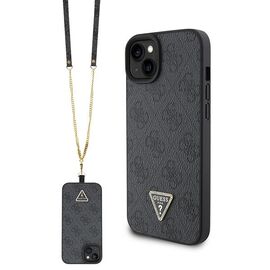 Guess GUHCP15SP4TDSCPK iPhone 15 6.1" black/black hardcase Crossbody 4G Metal Logo |  Techbox