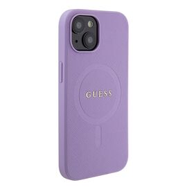 Guess GUHMP15SPSAHMCU iPhone 15 6.1" purple/purple hardcase Saffiano MagSafe | Techbox