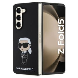 Karl Lagerfeld KLHCZFD5SNIKBCK Z Fold5 hardcase black/black Silicone Ikonik | Techbox