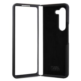 Karl Lagerfeld KLHCZFD5SNIKBCK Z Fold5 hardcase black/black Silicone Ikonik | Techbox
