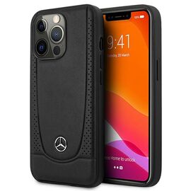 Mercedes MEHCP15XARMBK iPhone 15 Pro Max 6.7" black/black hardcase Leather Urban | Techbox