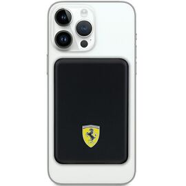 Powerbank Ferrari Metal Logo MagSafe 15W 5000mAh - black - Powerbanks - Smartphone Chargers - Techbox