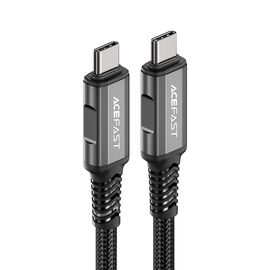 Acefast C1-09 USB-C / USB-C USB4 PD3.1 cable 5A 1m - gray-black | Techbox
