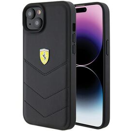 Ferrari FEHCP15MRDUK iPhone 15 Plus 6.7" black/black hardcase Quilted Metal Logo - Apple Cases - Cases - Techbox