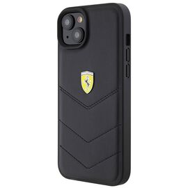 Ferrari FEHCP15MRDUK iPhone 15 Plus 6.7" black/black hardcase Quilted Metal Logo - Apple Cases - Cases - Techbox