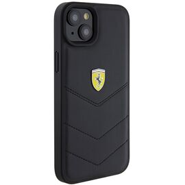 Ferrari FEHCP15MRDUK iPhone 15 Plus 6.7" black/black hardcase Quilted Metal Logo - Apple Cases - Cases - Techbox