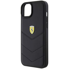 Ferrari FEHCP15MRDUK iPhone 15 Plus 6.7" black/black hardcase Quilted Metal Logo - Apple Cases - Cases - Techbox