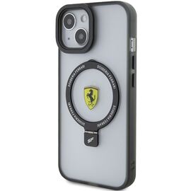 Ferrari FEHMP15SUSCAK iPhone 15 6.1" black/black hardcase Ring Stand 2023 Collection MagSafe - Apple Cases - Cases - Techbox