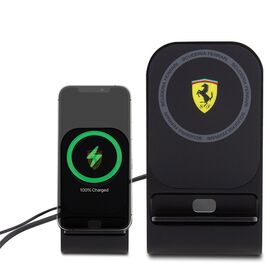 Ferrari nice. induction FEMFBMALK 15W black/black 2023 Collection MagSafe