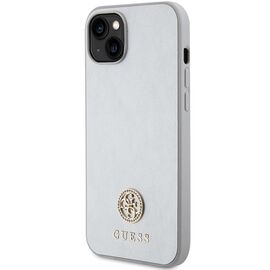 Guess GUHCP15MPS4DGPS iPhone 15 Plus 6.7" silver/silver hardcase Strass Metal Logo - Apple Cases - Cases - Techbox