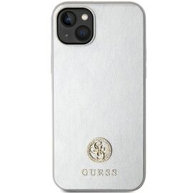 Guess GUHCP15MPS4DGPS iPhone 15 Plus 6.7" silver/silver hardcase Strass Metal Logo - Apple Cases - Cases - Techbox