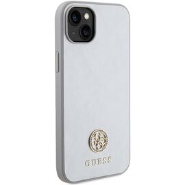 Guess GUHCP15MPS4DGPS iPhone 15 Plus 6.7" silver/silver hardcase Strass Metal Logo - Apple Cases - Cases - Techbox