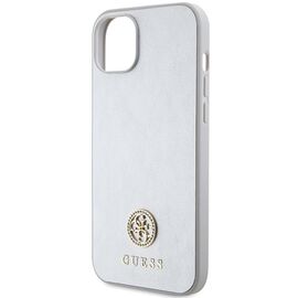 Guess GUHCP15MPS4DGPS iPhone 15 Plus 6.7" silver/silver hardcase Strass Metal Logo - Apple Cases - Cases - Techbox