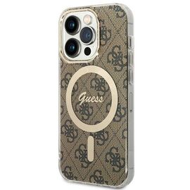 Guess IML 4G MagSafe case for iPhone 15 Pro - brown - Uncategorized Cases (2) - Cases - Techbox