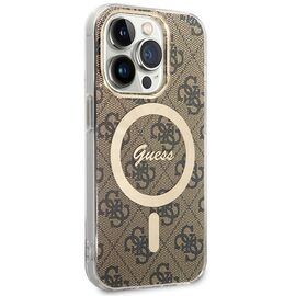 Guess IML 4G MagSafe case for iPhone 15 Pro - brown - Uncategorized Cases (2) - Cases - Techbox