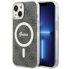 Guess IML 4G MagSafe iPhone 15 Plus Case - Brown - Uncategorized Cases (2) - Cases - Techbox