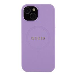 Guess Saffiano MagSafe case for iPhone 15 Plus - purple | Techbox