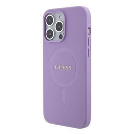 Guess Saffiano MagSafe case for iPhone 15 Pro - purple | Techbox