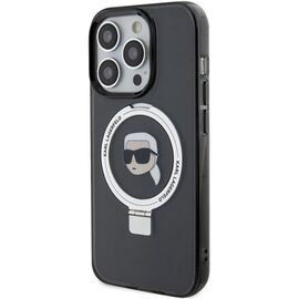 Karl Lagerfeld KLHMP15LHMRSKHK iPhone 15 Pro 6.1" black/black hardcase Ring Stand Karl Head MagSafe | Techbox