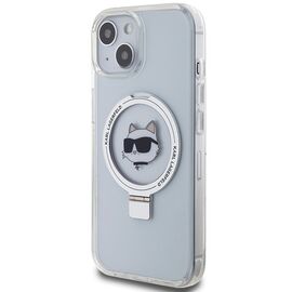 Karl Lagerfeld KLHMP15MHMRSCHH iPhone 15 Plus 6.7" white/white hardcase Ring Stand Choupette Head MagSafe | Techbox