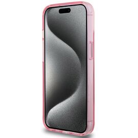 Karl Lagerfeld KLHMP15SHMRSCHP iPhone 15 6.1" pink/pink hardcase Ring Stand Choupette Head MagSafe - Apple Cases - Cases - Techbox
