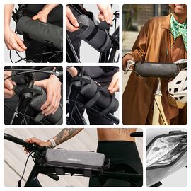 Wozinsky WBB37GRB bicycle bag with thermal insulation - gray - Smartphone Holders - Smartphones - Techbox