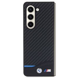 BMW Leather Carbon case for Samsung Galaxy Z Fold 5 - black | Techbox
