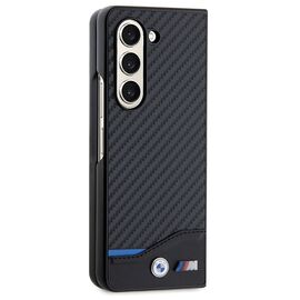 BMW Leather Carbon case for Samsung Galaxy Z Fold 5 - black | Techbox