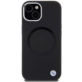 BMW Signature Liquid Silicone MagSafe case for iPhone 15 - black - Apple Cases - Cases - Techbox