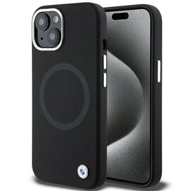 BMW Signature Liquid Silicone MagSafe case for iPhone 15 Plus - black - Apple Cases - Cases - Techbox