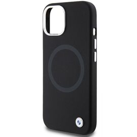 BMW Signature Liquid Silicone MagSafe case for iPhone 15 Plus - black - Apple Cases - Cases - Techbox
