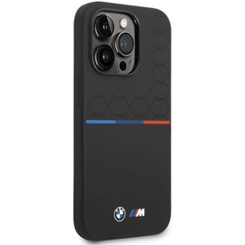 BMW Silicone Pattern iPhone 15 Pro Max Case - Black | Techbox