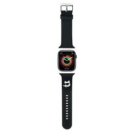 Karl Lagerfeld 3D Rubber Choupette Head Strap for Apple Watch 42/44/45/49mm - Black | Techbox