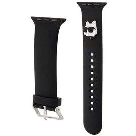 Karl Lagerfeld 3D Rubber Choupette Head Strap for Apple Watch 42/44/45/49mm - Black | Techbox