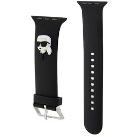 Karl Lagerfeld 3D Rubber Karl Head strap for Apple Watch 38/40/41mm - black | Techbox