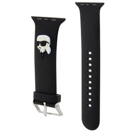 Karl Lagerfeld 3D Rubber Karl Head strap for Apple Watch 42/44/45/49mm - black | Techbox