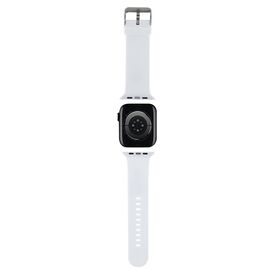 Karl Lagerfeld 3D Rubber Karl Head strap for Apple Watch 42/44/45/49mm - white | Techbox