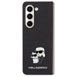 Karl Lagerfeld Saffiano Karl&Choupette Pin case for Samsung Galaxy Z Fold 5 - black | Techbox