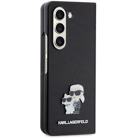 Karl Lagerfeld Saffiano Karl&Choupette Pin case for Samsung Galaxy Z Fold 5 - black | Techbox