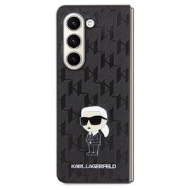 Karl Lagerfeld Saffiano Monogram Ikonik Pin case for Samsung Galaxy Z Fold 5 - black | Techbox