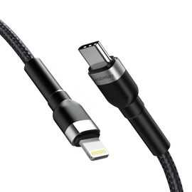 Wozinsky WNBCL2 Lightning / USB-C PD 30W cable 2 m - black - Cables & Adapters - Cables & Accessories - Techbox