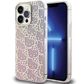 Hello Kitty IML Gradient Electrop Crowded Kitty Head Case for iPhone 14 Pro - Pink | Techbox
